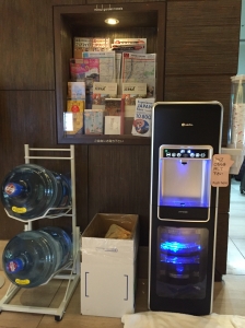 Mホテル様　ダイオーズ新型ウォーターサーバー　ポンパージ設置！