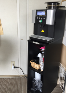 Ｍオート様　コーヒーマシン設置！
