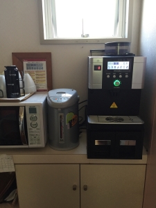 大手生鮮物流Ｓ様　ダイオーズコーヒーマシン設置